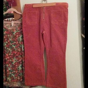 Fall corduroy capris BNWT Rust color